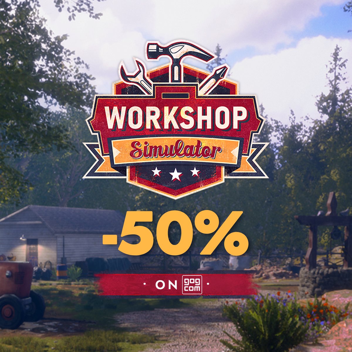 🍁This week <a href="/GOG/">The GOG Foundation Inc.</a>.com celebrating Polish creativity in gaming! Workshop Simulator is a game from a Polish team from Opole! If you want to play a game perfect for long autumn evenings...
🍁Workshop Simulator is now 50% off!

gog.com/pl/game/worksh…