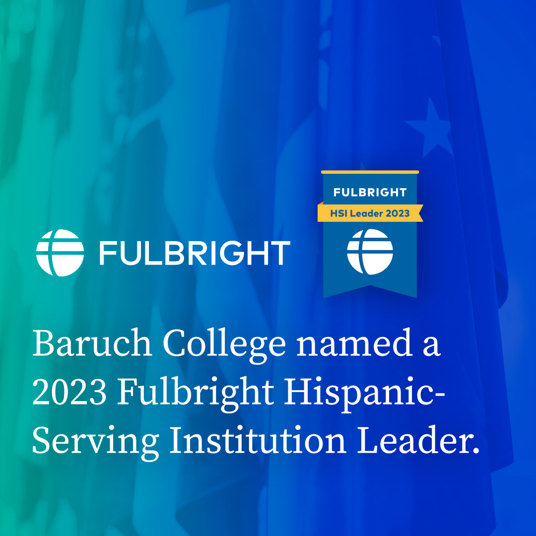 🗽We're proud to share that Baruch College has been named a @FulbrightPrgrm Hispanic-Serving Institution (HSI) Leader by the @StateDept!🏛️✨ Learn more here: ow.ly/Twff50Q59JU 🚀 🔹@POTUS 🔹@VP 🔹@BaruchMarxe 🔹@Baruch_Weissman 🔹@CUNY 🔹@Baruch_Zicklin #FulbrightLeader