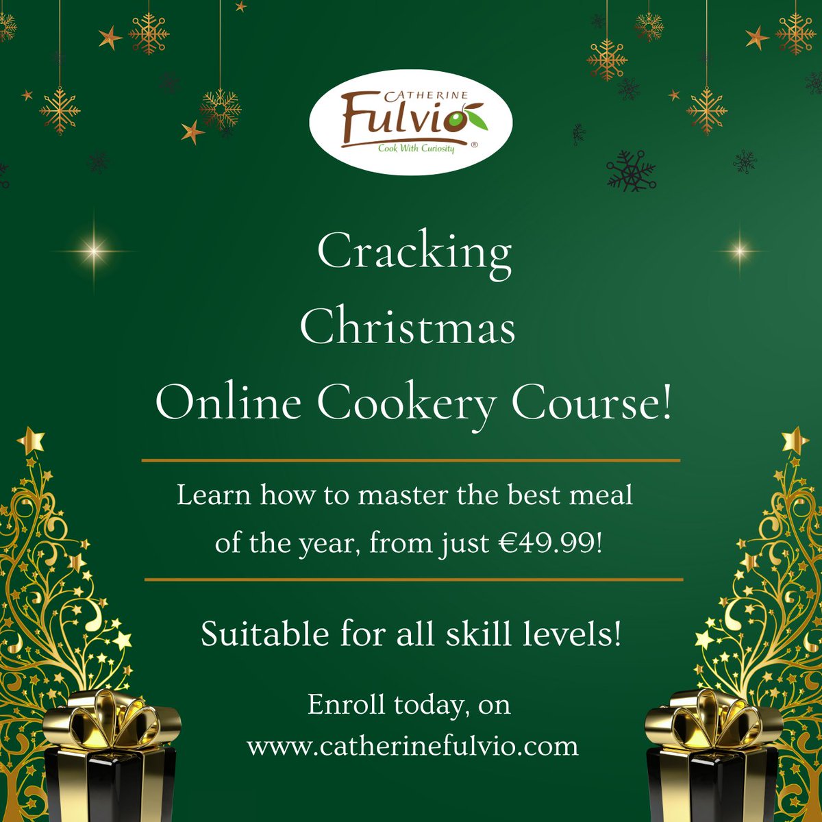 Cfulvio's tweet photo. 🎄✨ Unwrap the Magic of Cracking Christmas Cookery! ✨🎄

🔥 Join us now! Click here https://t.co/izDiKfaSpw to book your spot and elevate your Christmas cooking game!

#CrackingChristmas #CookWithCuriosity #CatherineFulvio #OnlineCooking #ChristmasDinner #OnlineCookeryCourse https://t.co/4BsPR3gcSX