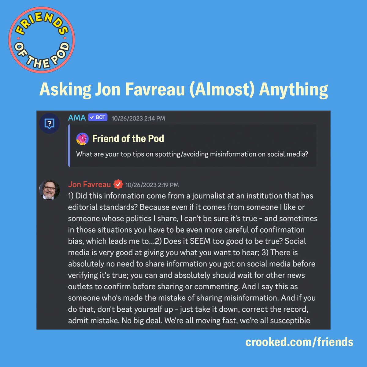 Pod Save America tweet media