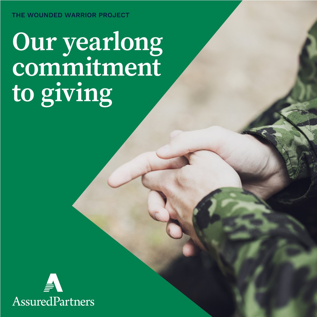 Our commitment to giving starts this month with the @WoundedWarriorProject. We’re honored to support their incredible work and to celebrate the service members in our organization.
