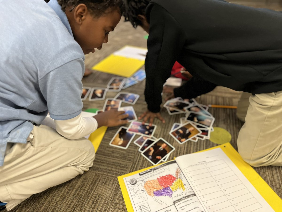 Last week we got the chance to learn some Social Studies…to wrap up our unit on United States history, students got the chance to learn about the history of our 46 presidents!