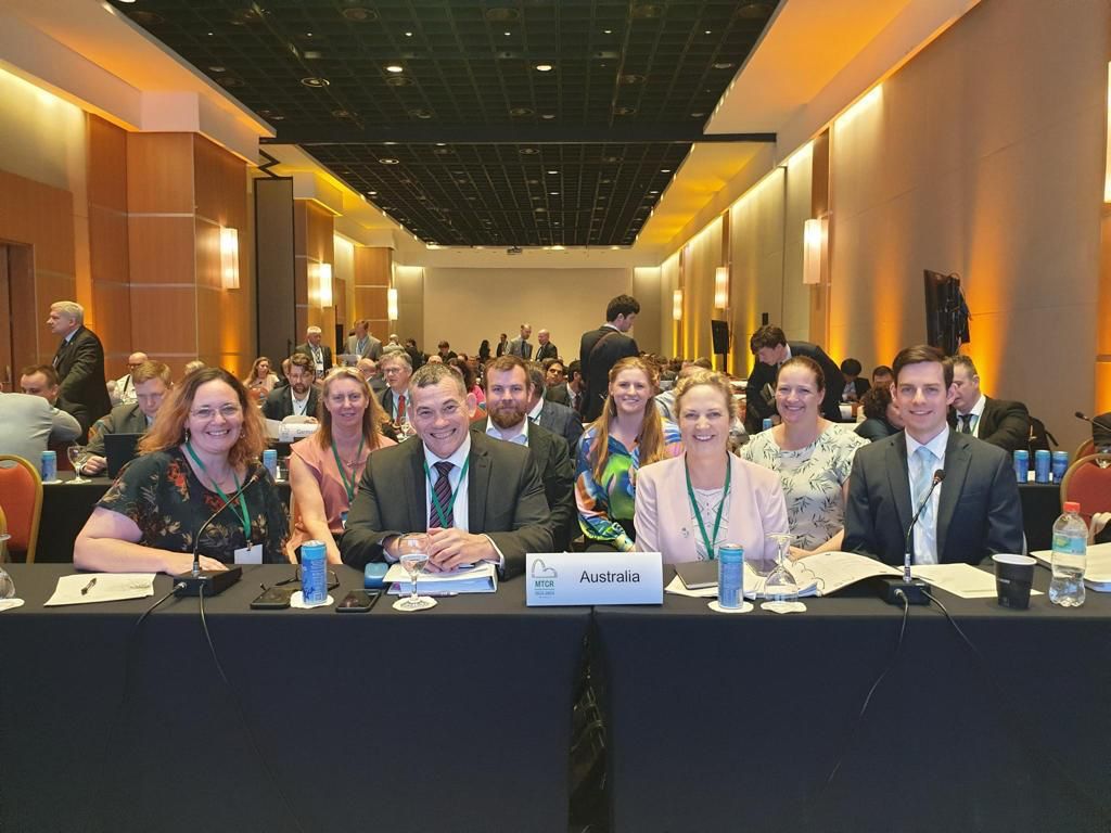 EmbAusBrasil's tweet image. Estive na Reunião Plenária do Regime de Controle de Tecnologia de Mísseis (MTCR), no Rio de Janeiro! Parabenizo o Brasil por assumir a presidência temporária até 2024 e reafirmo a cooperação da 🇦🇺 com os esforços internacionais contra a proliferação de mísseis balísticos. #MTCR