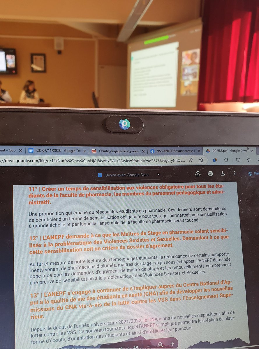 Pauline Lavenant (@pauline_lvnt) on Twitter photo 2 ans après l'enquête violences sexistes et sexuelles <a href="/Pharma_ANEPF/">ANEPF Pharmacie</a>, nous votons en conseil de faculté la nouvelle charte d'engagement que les maîtres de stage devront signer, pour la prévention des VSS ✍
Une avancée théorique qu'il faut mtn appliquer et soutenir en pratique 2 ans après l'enquête violences sexistes et sexuelles <a href="/Pharma_ANEPF/">ANEPF Pharmacie</a>, nous votons en conseil de faculté la nouvelle charte d'engagement que les maîtres de stage devront signer, pour la prévention des VSS ✍
Une avancée théorique qu'il faut mtn appliquer et soutenir en pratique