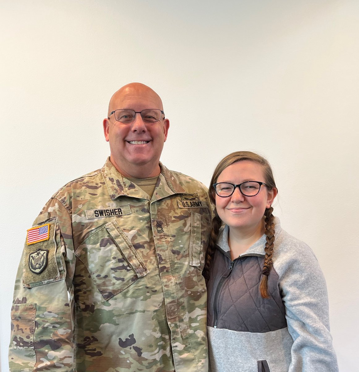 GenevaCollege's tweet photo. Abby Swisher graduated from Geneva’s MAHE program. She researched how veterans adjust to college as her final project. She was a military dependent and wanted to use her research to help others like her.
Read more: https://t.co/QArWWQjL6d
#genevacollege #veterans #militaryweek https://t.co/5r8E4hOdZB