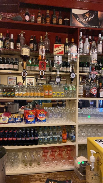 A little gem of a bar O'Riada's, Kilkenny. Has that "settling in" feel to it. Tayto's and stout please.