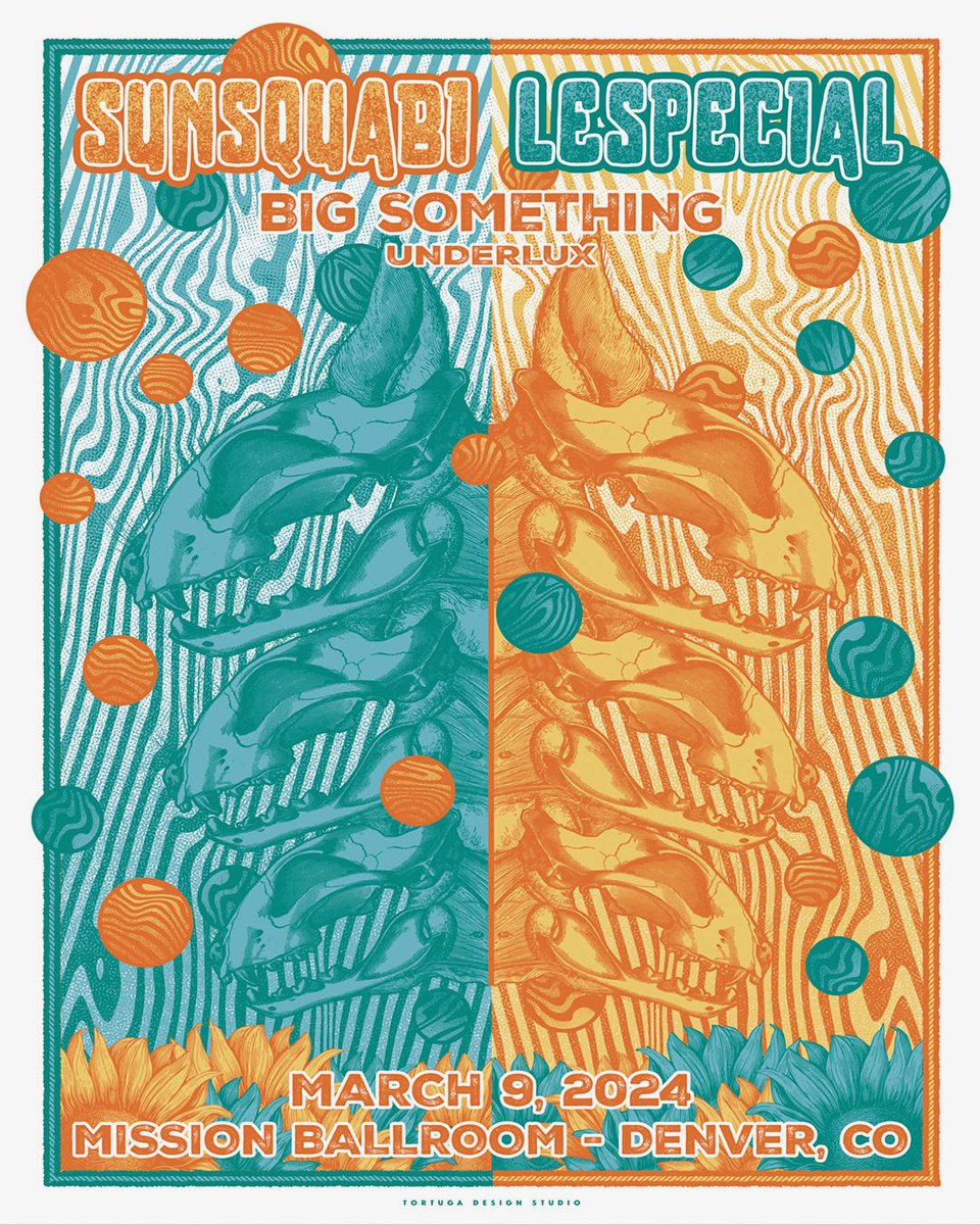 DENVER! The time has come. We are pleased to announce Mission Ballroom with <a href="/lespecialmusic/">lespecial</a>, @BigSomething, and <a href="/UnderLux1/">UnderLux</a> on Saturday, March 9th! 🤝

Artist Presale: 11/8 @ 10AM MST
PW = SQUABTRAIN
General On Sale: 11/10 @ 10AM MST

Link in bio. 🐈‍⬛