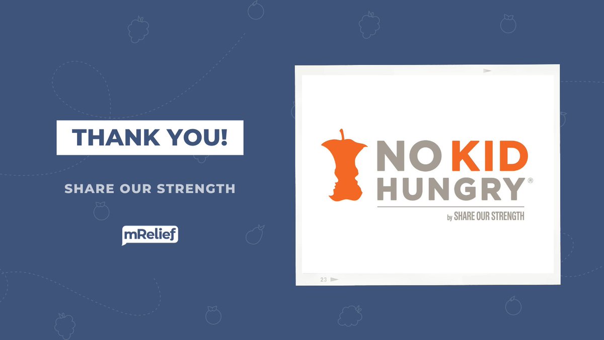 mRelief (@mrelief_form) on Twitter photo Huge shout out to <a href="/nokidhungry/">No Kid Hungry</a> for their support in helping bring mRelief’s tools to school districts across the country! With the USDA’s recent policy changes making it easier for schools to provide free meals, we see so much potential in our work together. Huge shout out to <a href="/nokidhungry/">No Kid Hungry</a> for their support in helping bring mRelief’s tools to school districts across the country! With the USDA’s recent policy changes making it easier for schools to provide free meals, we see so much potential in our work together.