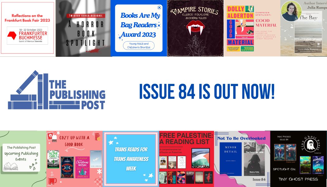 publishing_post's tweet photo. Issue 84 is out now! Check out our latest issue, including...

🛍️@booksaremybag Readers Awards 2023
✨Spotlight on the marketing campaign of Dolly Alderton's 'Good Material'
🌊Interview with author @JuliaRampenMM 

Subscribe here to never miss an issue: https://t.co/EN25ivyuwC https://t.co/02VAZX1HGg