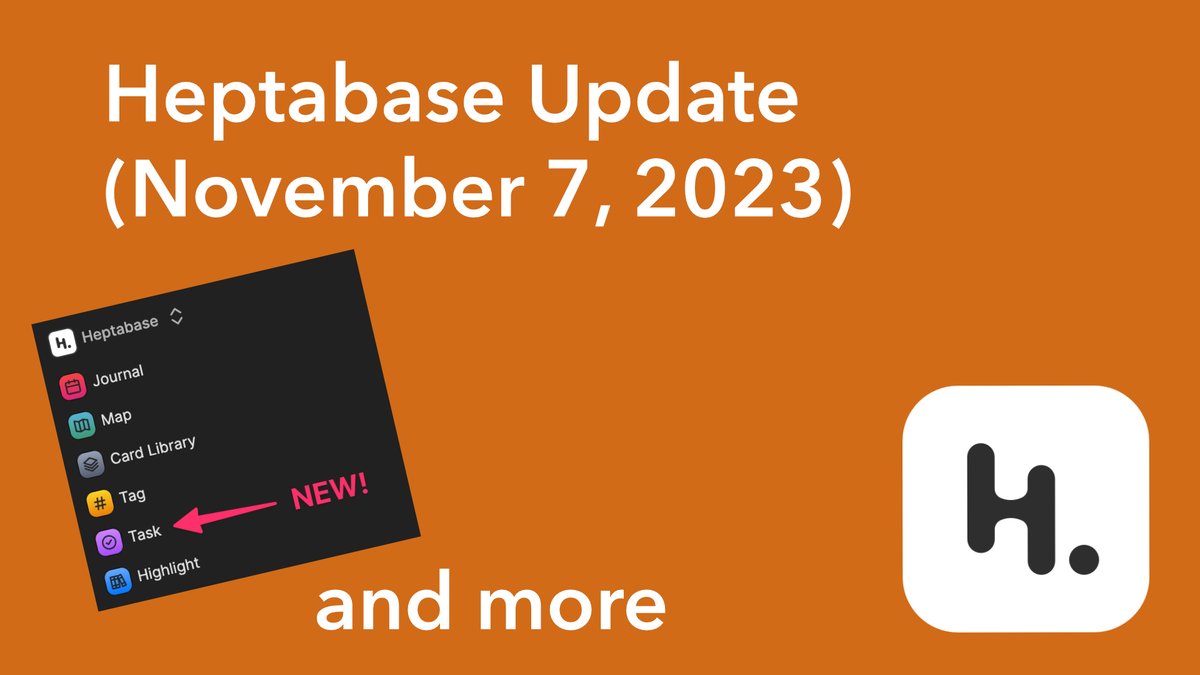 fp_notes's tweet image. NEW: drag text directly from webpages into Heptabase. Quick walkthrough of that and other new features here: youtu.be/fFG9RmMigVo
