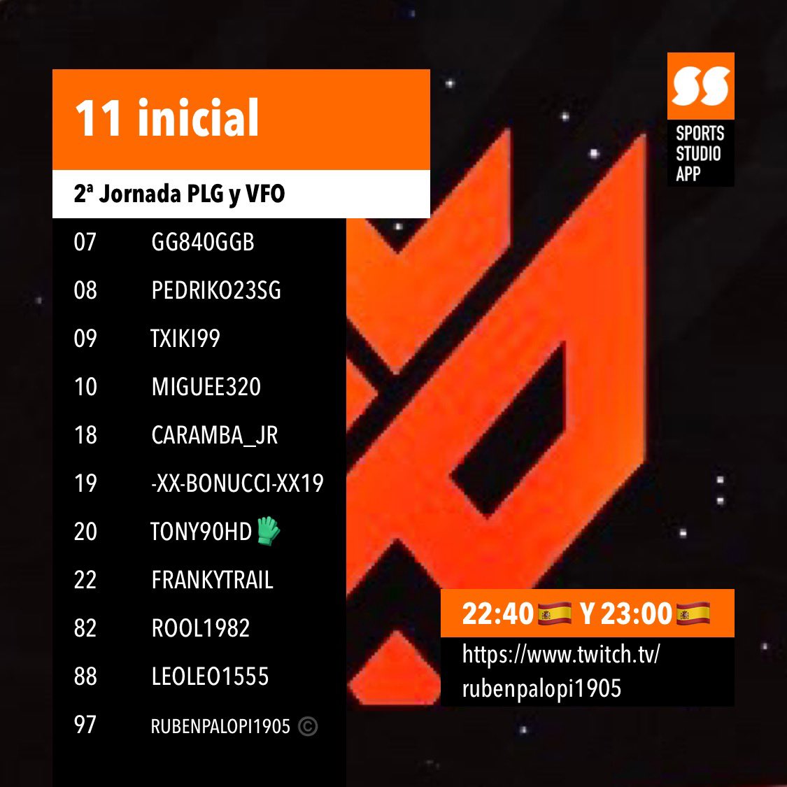 🟠 HOY JUGAMOS 🟠

➡️ Segunda jornada en las dos competiciones @PLGeFootBall y <a href="/VFOspain/">VFO España</a> donde lucharemos para seguir el buen camino. 

🤝 Mucha suerte a los rivales. 

#VamosLyokFox