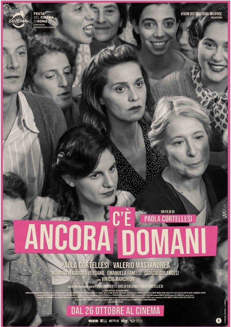 Per tutto il #film  ho pensato a mia nonna e a noi #donne che siamo venute dopo. Tanto ancora c'è da fare, e dobbiamo farlo anche insieme agli uomini, partecipando. #ceancoradomani è bellissimo: ho riso, pianto, mi sono emozionata. Grazie <a href="/PaolaCortellesi/">Paola Cortellesi</a>, sei preziosa❤️