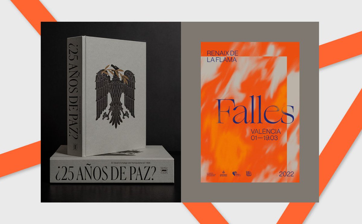 En la duodécima edición de la exposición «El mejor diseño del año» podrás ver nuestros proyectos premiados en los ADG Laus 2023:
↘ "¿25 años de paz? — 🥇 Premio ORO 🥇 
↘ "Falles 2022" — 🥈 Premio PLATA 🥈
No te la pierdas! 
05.10.23 – 07.01.24 en DHuB
acortar.link/oFoPU0