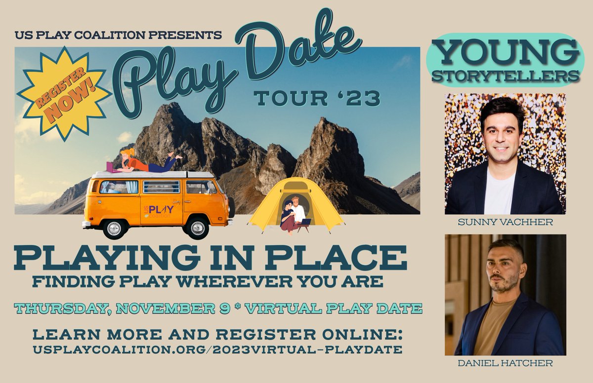 #Virtual #Playdate Speaker highlight – Young #Storytellers w/ Sunny Vachher & @hatchdw - #creativity #innovation #education #storytelling #kids #youth #youthvoices @youngstory @HealthierGen Join us Thursday (11/9)! Register at bit.ly/23virtual-play