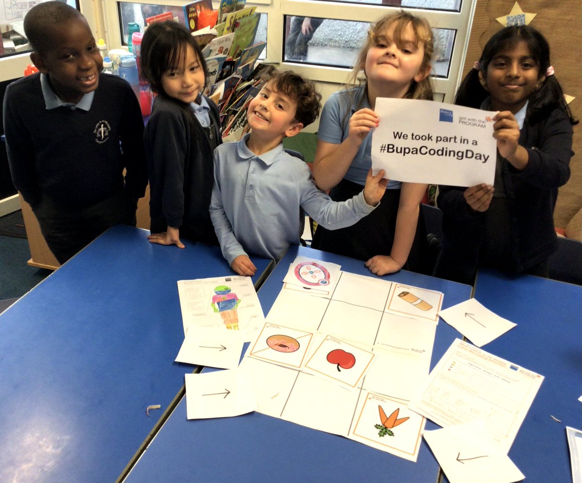 OLSMtweeters's tweet image. Blwyddyn Dau enjoyed Bupa Coding Day. We now know what an algorithm is. @EAS_Digital #BupaCodingDay