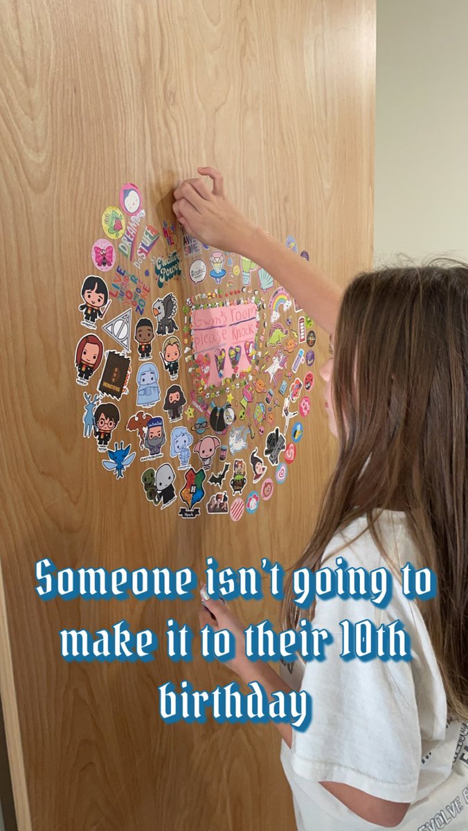 CarahBright's tweet photo. #Stickers are the bane of my existence. One would think she knows better. 🙄 #meanmom https://t.co/uT7HRelBEr
