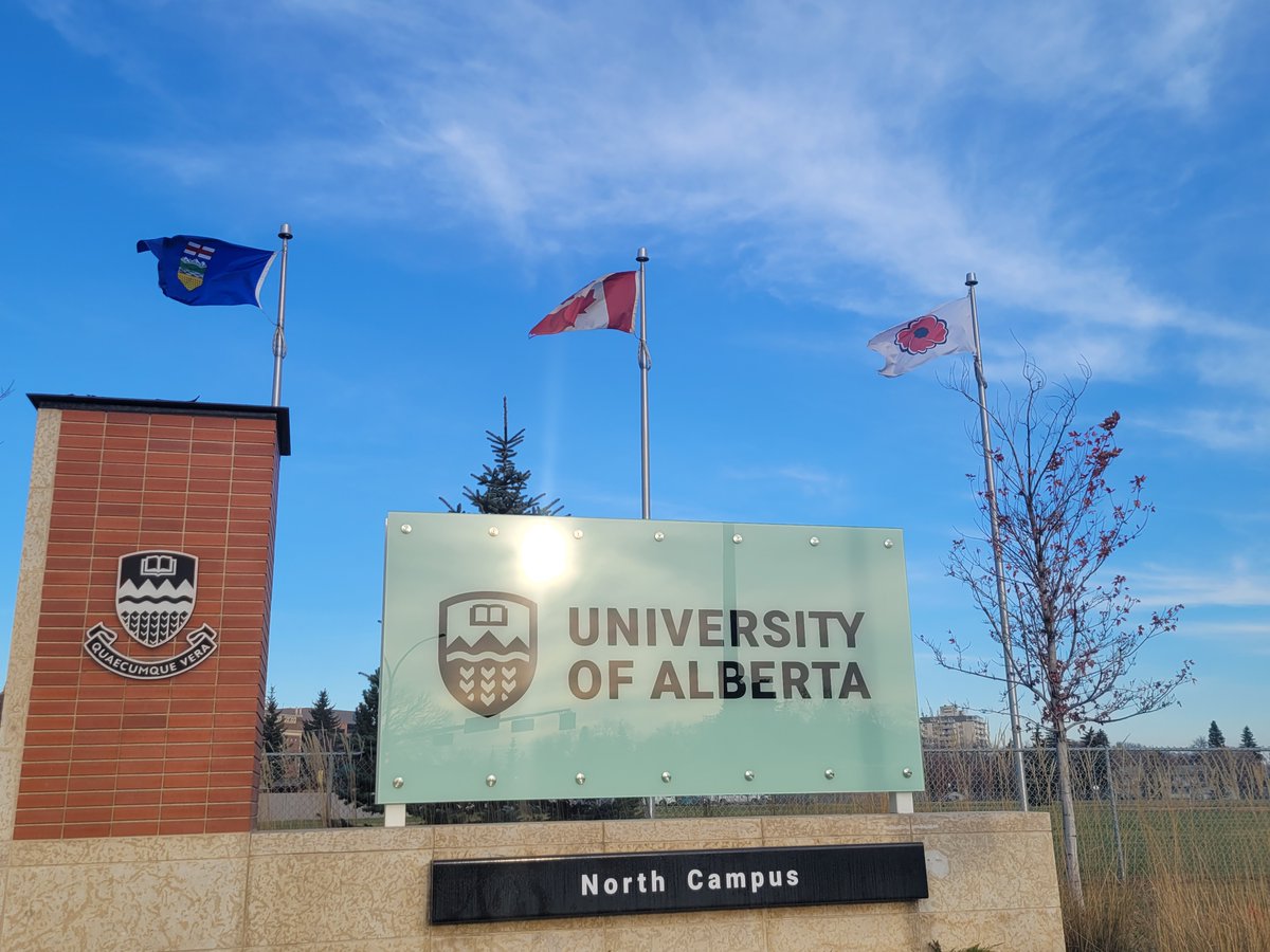 Throughout November, we continue to honour our veterans by wearing a #Poppy. The Poppy Flag will fly at the entrance of #UAlberta across from Corbett Hall for the duration of the campaign. #GetYourPoppy 

Support the Poppy Campaign here: legion.ca/remembrance/th…