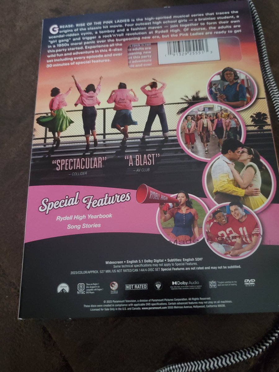 Finally have a physical copy of one of my favorite shows this year. If nothing else this just makes me want a season 2 more. I really adore this show and it being on DVD and digital now gives anyone who hasn't seen it the chance to #greaseriseofthepinkladies #rotpl #favoriteshows