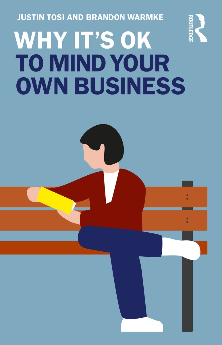 BrandonWarmke's tweet image. .@JustinTosi & I have written a new book we're very excited about.
You don't have to save the world to be a good person.
A peaceful life of putting down roots, creating a good home, and solitude can be generous and noble.
@routledgebooks Preorder: a.co/d/5bTNqaw