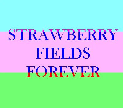 STRAWBERRY FIELDS FOREVER  っていう短編漫画を描いてましたからね(白目)    2014年に描いた作品 モチーフになってたのはこのcandy flipのカバーでした(白目)