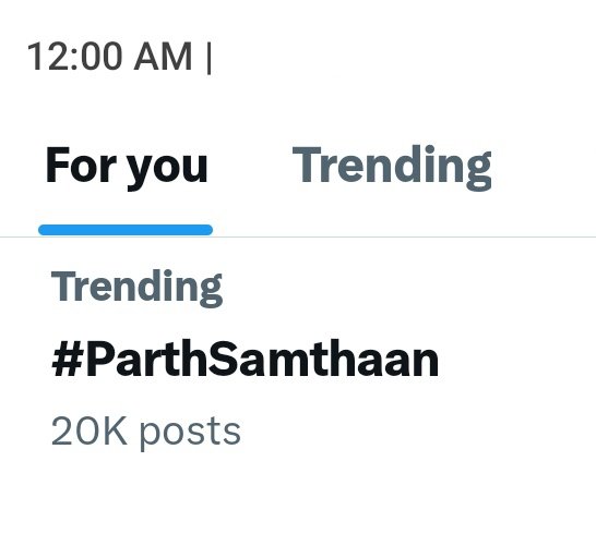 trendsforparth's tweet photo. 20k tweets and counting🫶

#ParthSamthaan https://t.co/scN7a8AWev