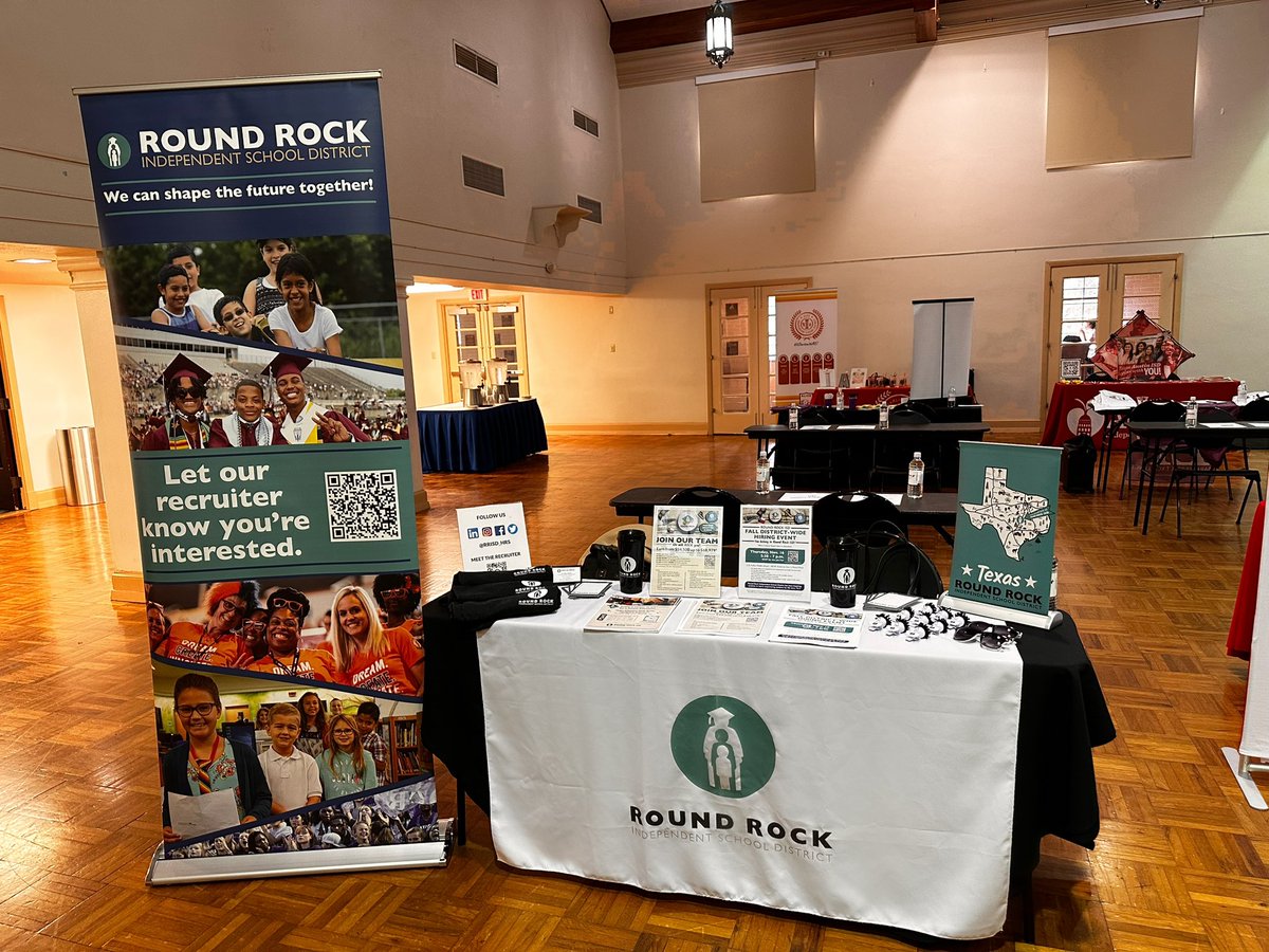 Hello, Javelinas! 🐗 We're excited to be at the <a href="/tamukingsville/">TAMU-Kingsville</a> Javelina Education Career Expo today from 1-3 pm in the Student Union. Aspiring educators, come meet with us &amp; discover the outstanding teaching opportunities available in Round Rock ISD! #TeachRRISD