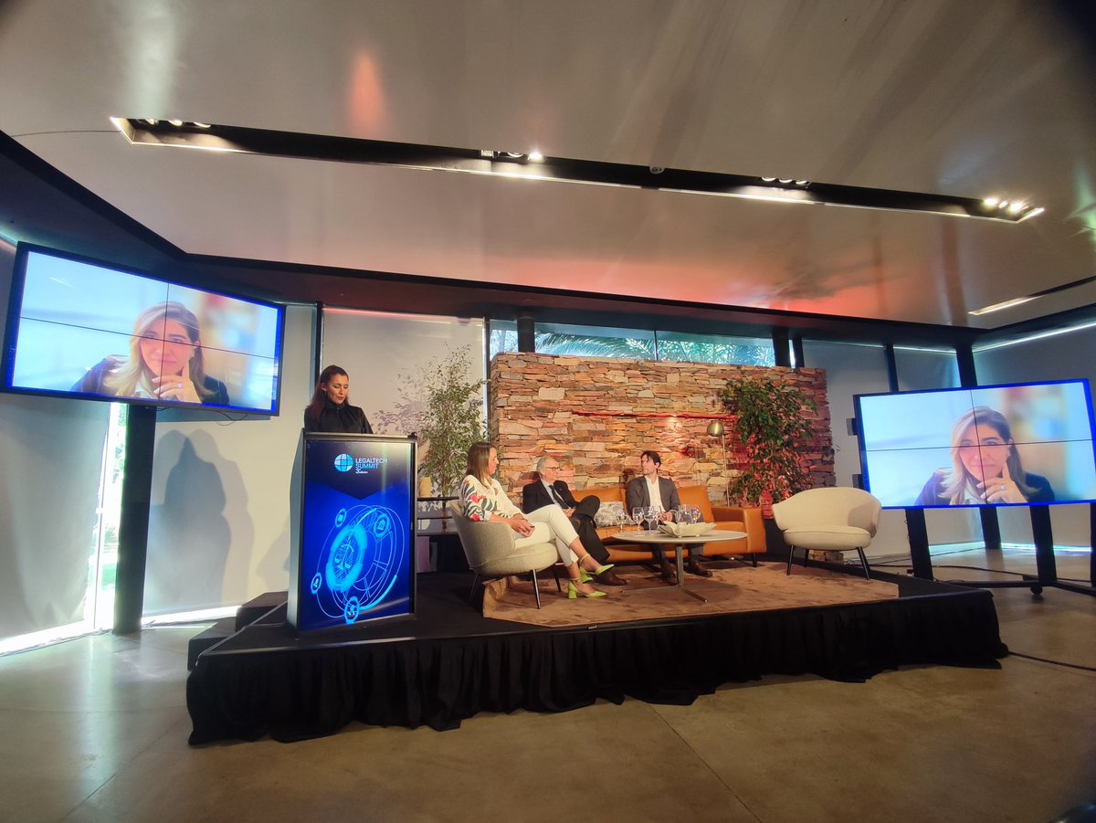 DentonsJimenez's tweet photo. @RuanovaMariela @legaltechsummit Seguimos en el @legaltechsummit, ahora es el turno de Juanita Acosta, socia de nuestra oficina en Colombia de Dentons Cárdenas &amp; Cárdenas, participando en el panel:" De activos digitales a la Ley MICA,  pasando por Metaversos y los NFTs" https://t.co/ryUghN7H8p