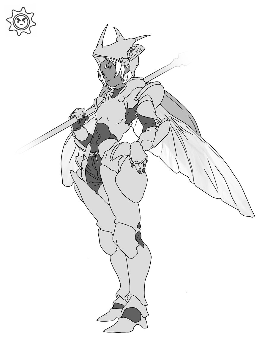 bouchardhubert's tweet photo. been a long time ! was focusing on the new job :P (which I have to get back to, my lunch is done)

wip beetle warrior 🪲
#characterdesign #digitalart #gamedev https://t.co/uskUKqPmWh