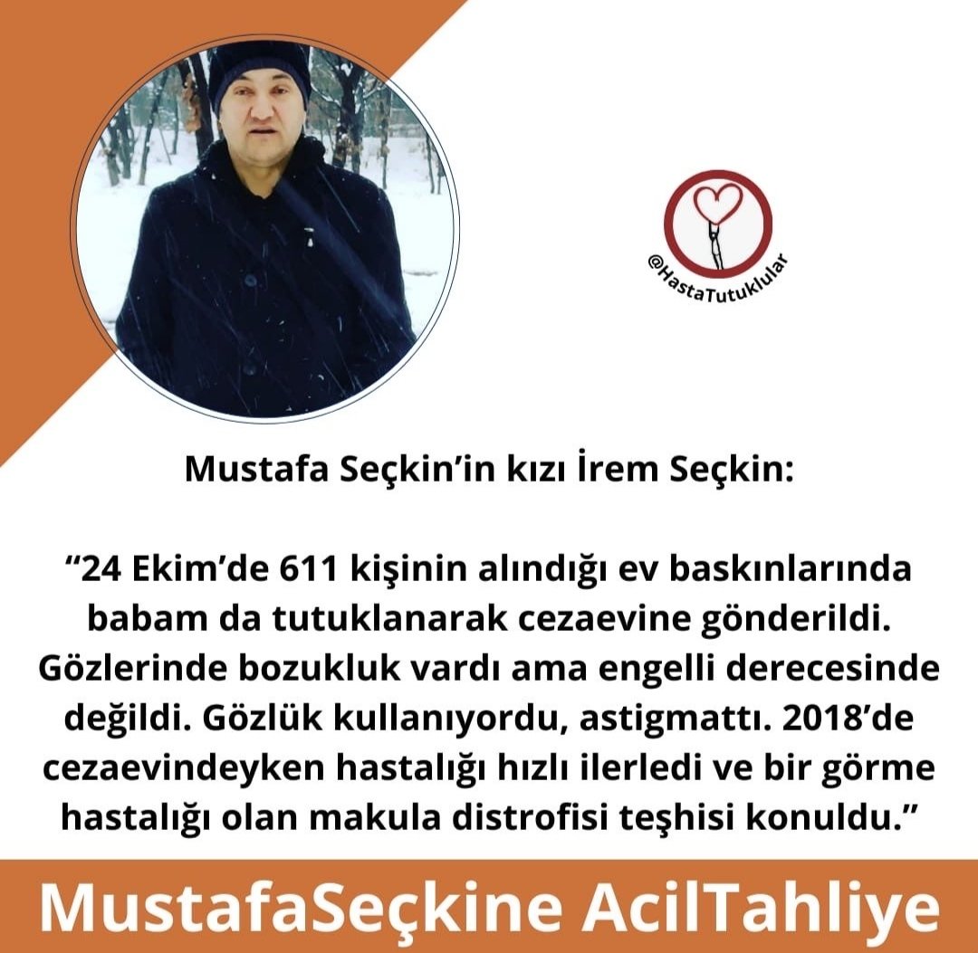 EsraTerziolu4's tweet photo. MustafaSeçkine AcilTahliye https://t.co/WFbCkkRzFl