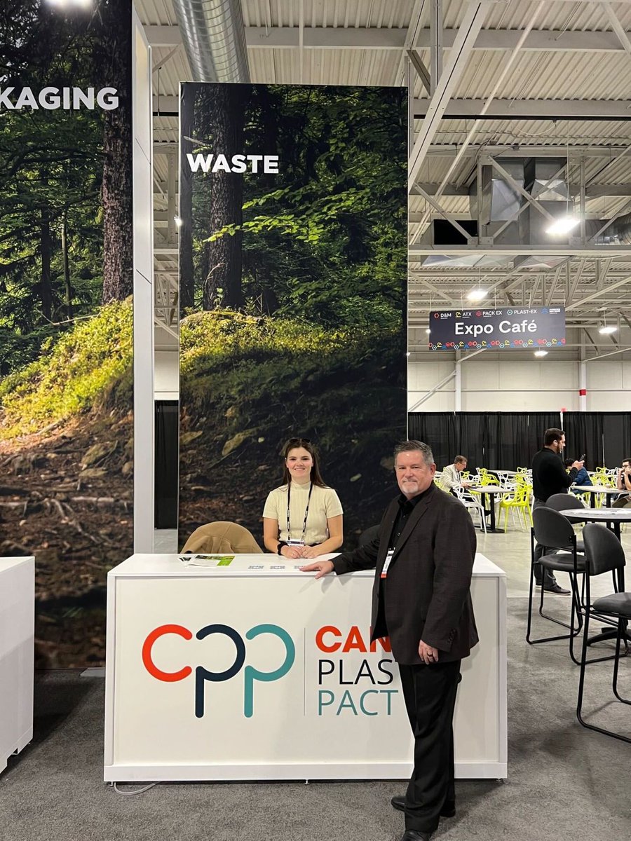 CanadaPact's tweet photo. We're at the #PACKEX Toronto Expo!
Do you want to learn more about how to drive innovation and scalable actions that will result in less plastics packaging overall and easier to recycle plastics packaging?
Come visit us at the PAC Global Booth to learn more!
@wearepacglobal https://t.co/cUVdSI25Mc