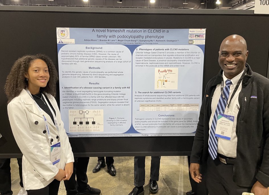 Inaugural PUMP participant Adolya Moore presenting her research at <a href="/ASNKidney/">American Society of Nephrology</a> #kidneywk with <a href="/GbadegesinLab/">Gbadegesin Lab</a>