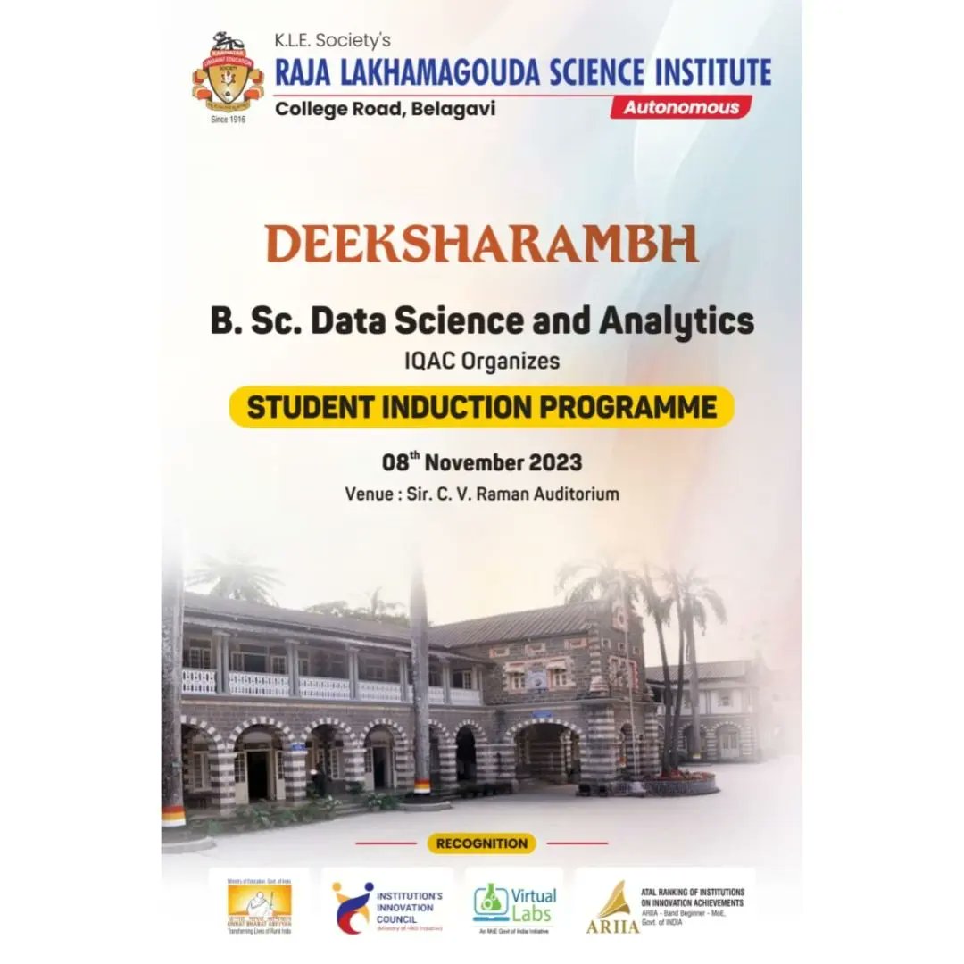 KlesRlsi's tweet photo. "Embark on a Journey of Discovery with RLSI - Real-World Learning for a Data-Driven Future! 🚀📈🔍 #RLSI #DataSciInduction2023" https://t.co/CDFFfZPUOj