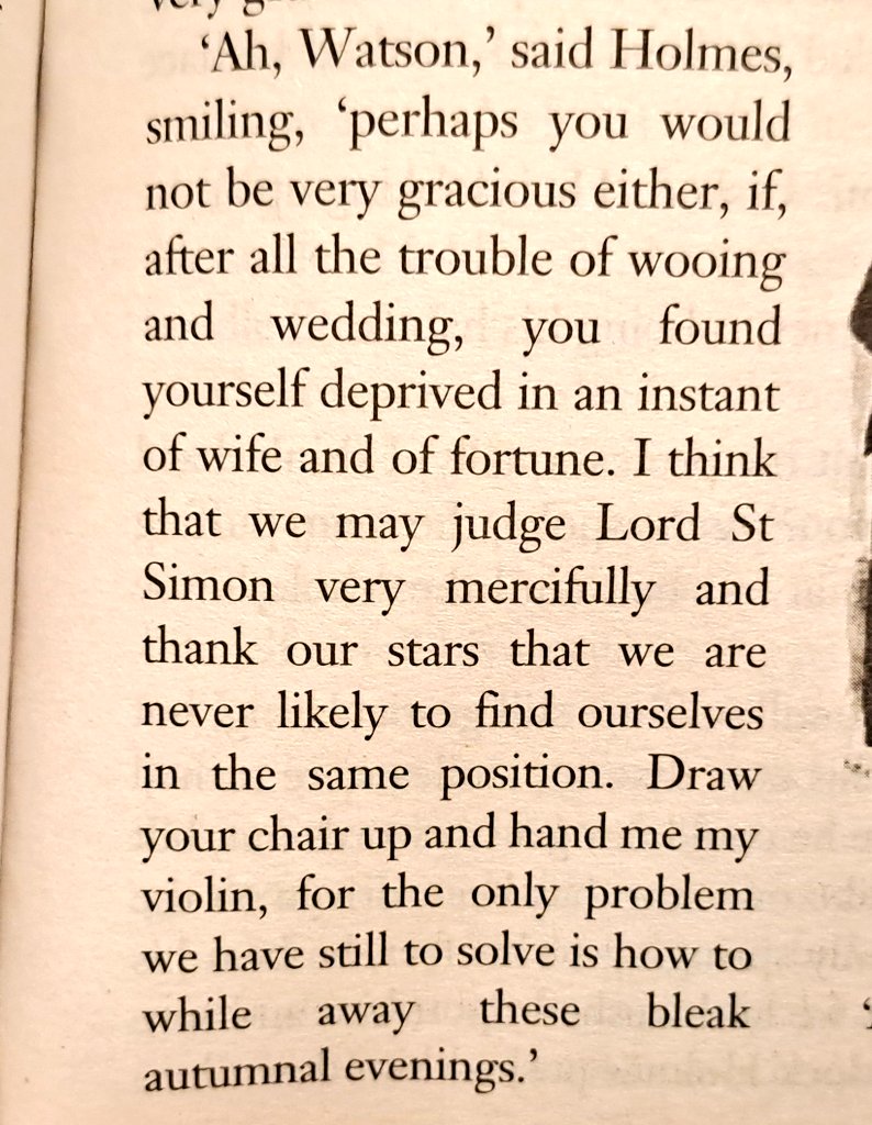 A snippet of conversation from 221b Baker Street just now. 🎻