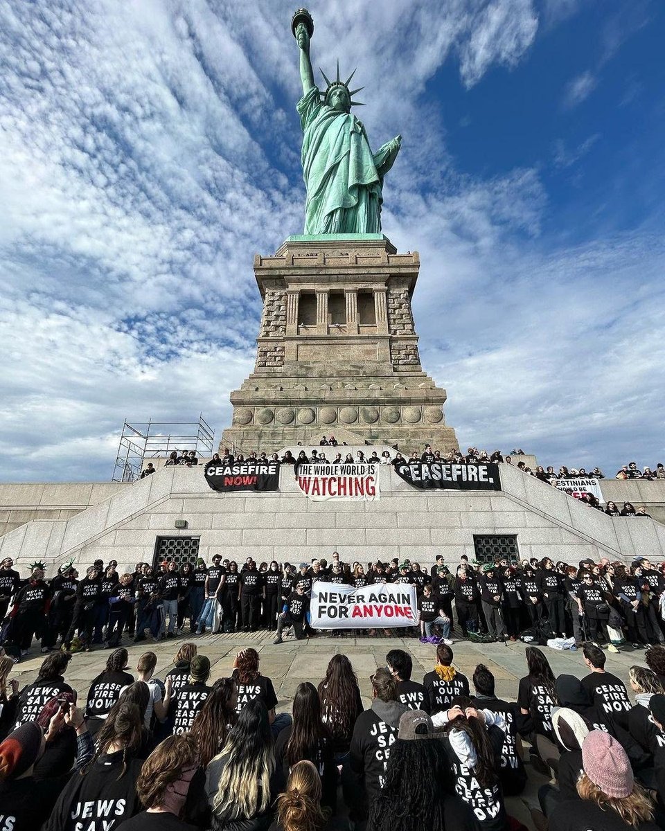 Nobody is free until we are all free. #freePalestine #ceasefireNOW #neveragain #notinmyJewishname #freedomisntfree