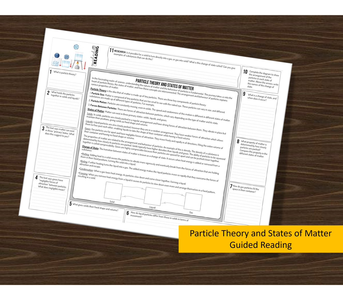 Just posted this guided reading task on tes about particle theory and states of matter.  #edutwitter   tes.com/resource-detai… <a href="/ChatPhysics/">Chat Physics</a> <a href="/ChatChemistry/">Chat Chemistry</a>