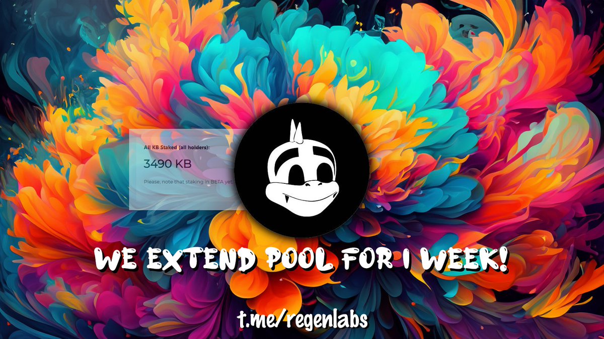 CLAIM YOUR STAKE POOL PRIZES!

Dear members, we are aware that your wonderful 4-month staking experience is over. During this period, we noticed that there is some of our members who didn't claim their tokens yet.

Therefore, we are extending this stake pool, which lasts 4
