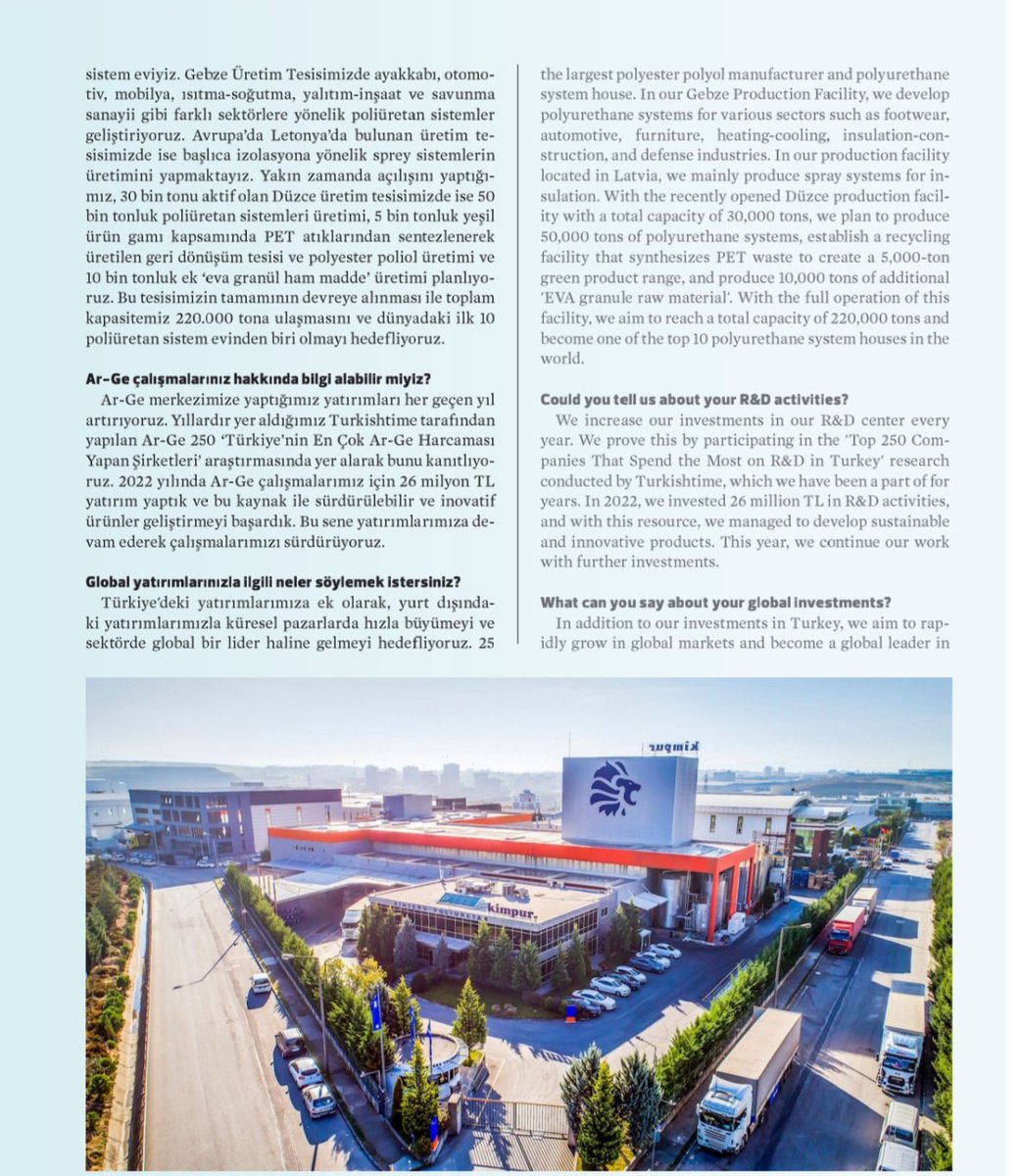 Bilaldogar1992's tweet image. #Kimpur Yeni Yatırımları ile Sektörün Global Liderlerinden Biri Olmayı Hedefliyor #kmpur