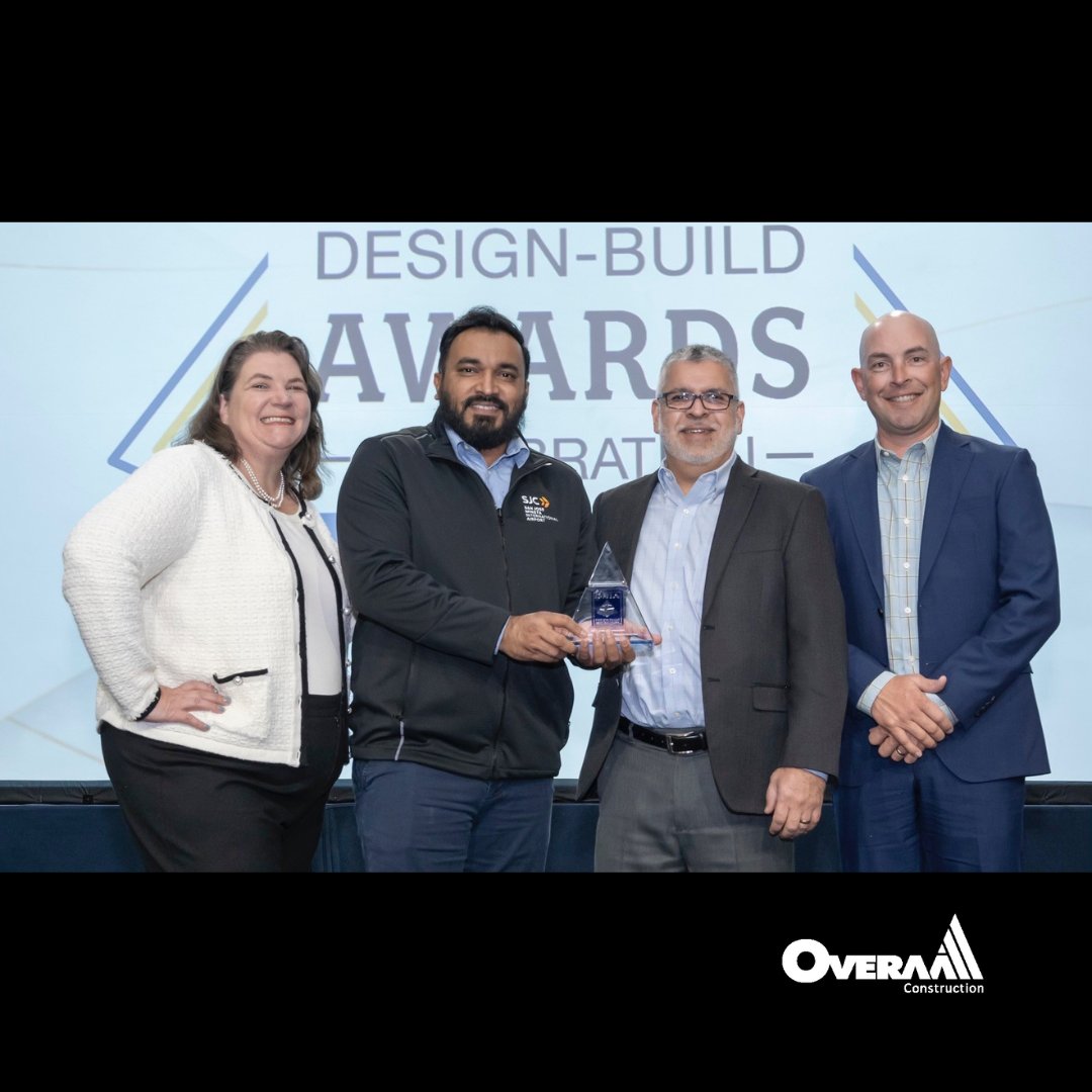 OveraaConstruct's tweet image. Overaa is honored to be recognized alongside our partners #MARJANG architecture &amp;amp; #TENOVERSTUDIO by @DBIAnational for our work on the @CityofSanJose  and @FlySJC Mineta International Airport Aircraft Rescue &amp;amp; Fire Fighting (ARFF) Facility.
@SJFD 
#overaa #designbuild #SanJose