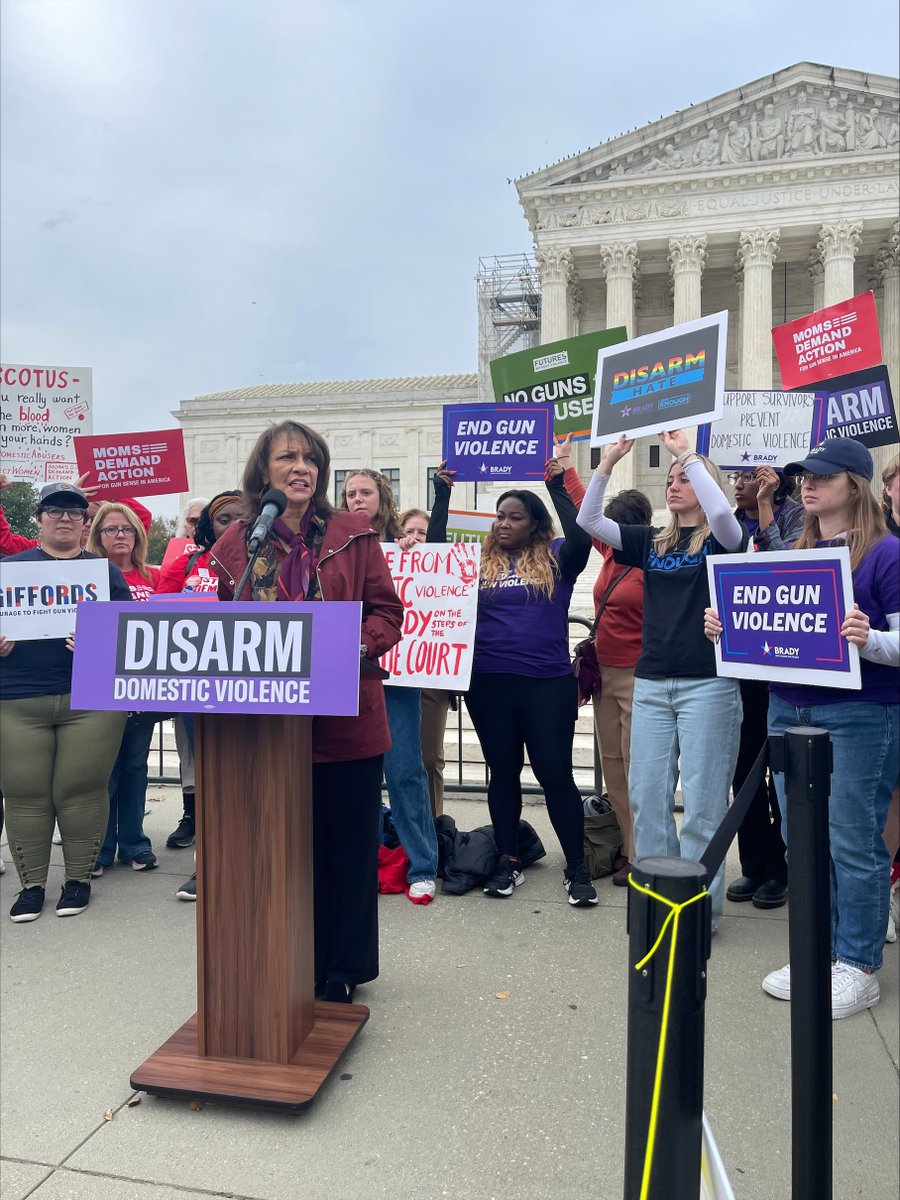 'We need more protections for survivors, not less. We cannot wait for the worst-case scenarios. We call on #SCOTUS to protect survivors and disarm abusers.' - President of Survivor Justice Action, @ruthmglenn #ProtectSurvivors #DisarmDV #SurvivorJusticeAction