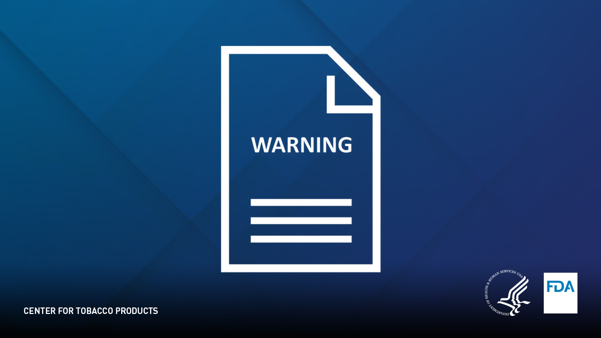 FDATobacco has issued a warning letter to Nic Nac Naturals for the  marketing of their illegal dissolvable nicotine products, which they  describe as “nicotine mints.” https://t.co/wrTJr1Gpkw