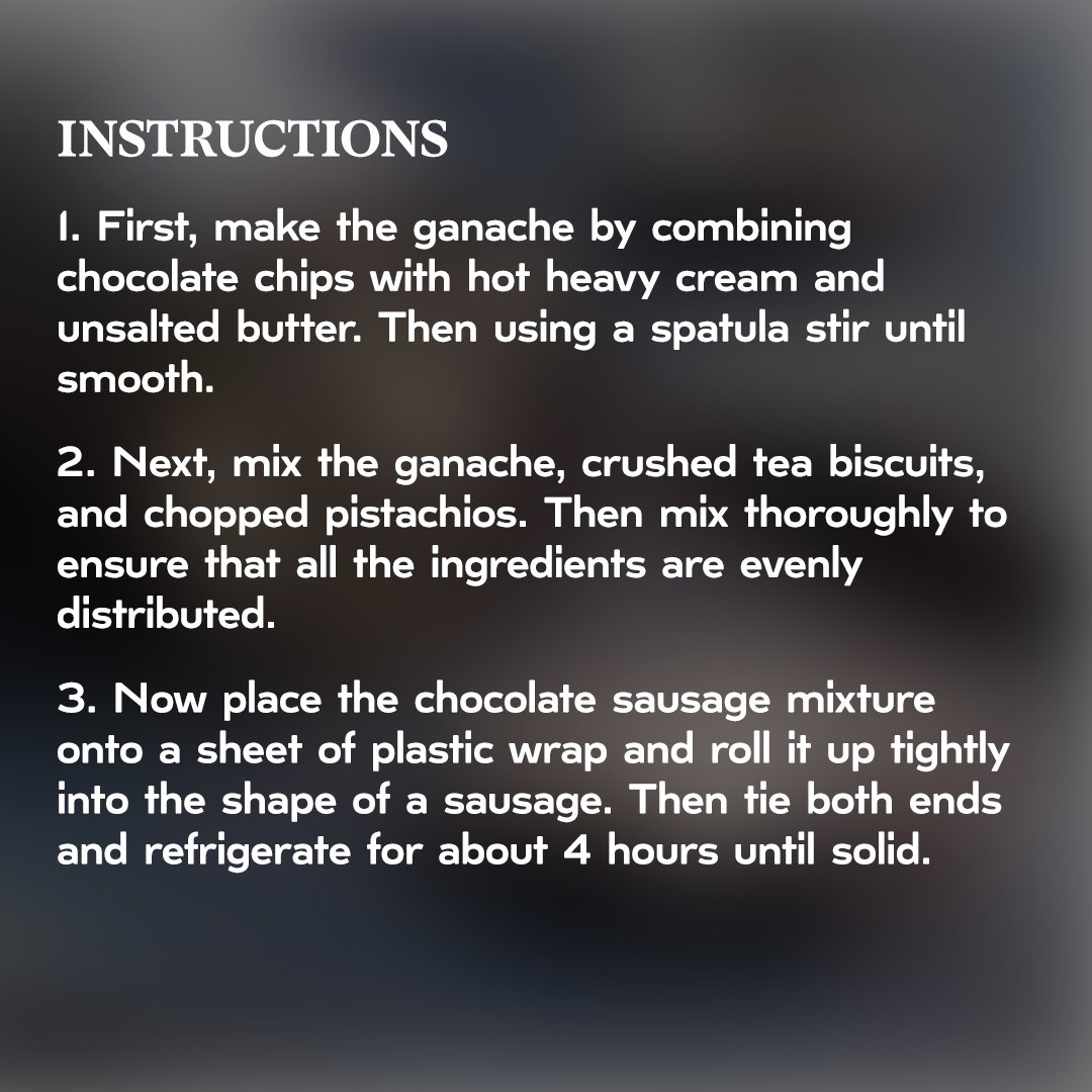 bahlsenusa's tweet photo. INGREDIENTS
Leibniz Butter Biscuit
Good Quality semisweet chocolate chips
Heavy cream
Unsalted butter
Pistachios (roasted, salted, and no shell)
Powder sugar for coating (optional)

#ChocoLeibniz  #BahlsenByDesign #Bahlsen #biscuit #milkchocolate #darkchocolate https://t.co/9PPwItoVLQ