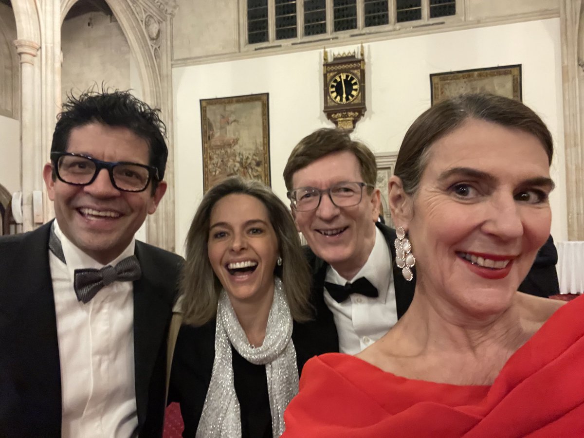 Such a great honor, to be recognized by the #thinkers50 on their list of top 50 management thinkers of 2023. Huge fun celebrating last night at the guildhall gala in London. With my dear colleagues @BenBensaou @manuelsosa @HerminiaIbarra @thinkers50 @INSEAD