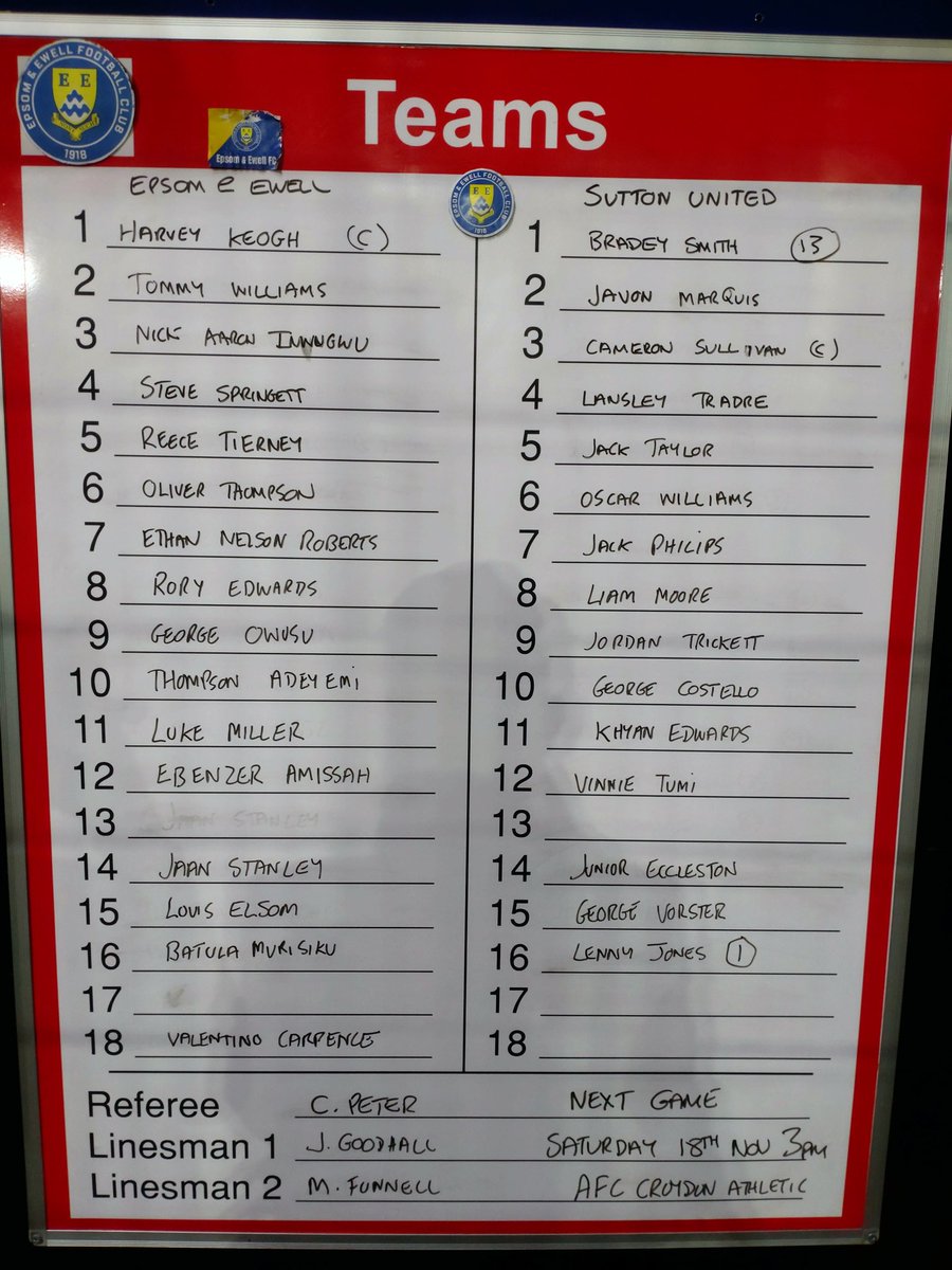 Epsom & Ewell Football Club tweet media