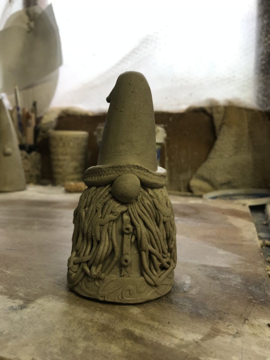 connie_larsson's tweet photo. Been hiding in my happy place to go to a magic place of mine #handmade #pottery #ceramics #fatherchristmas #gnomes #christmas https://t.co/oNwAIYl9qU