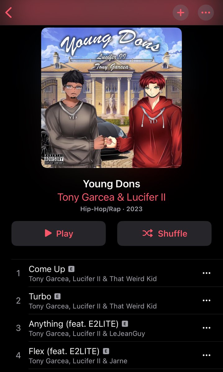 TheHolySter's tweet image. ⭐️YOUNG DONS OUT NOW⭐️

Some of Tony and @LuciferII8 bangers all in one place🥹🔥🔥🔥

⬇️STREAM NOW⬇️