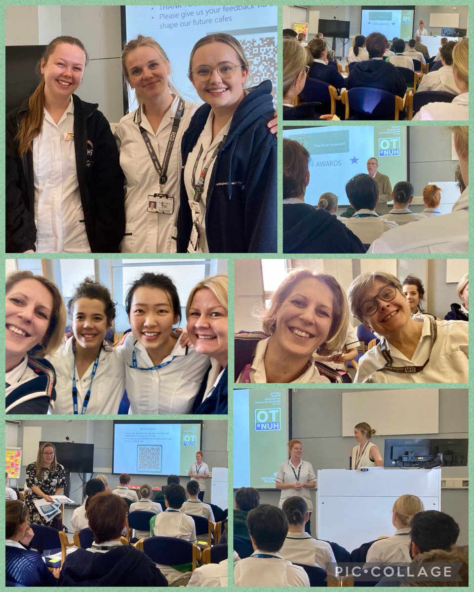 Occupational Therapy week: day2 full of 💚 celebrating OT<a href="/NUH/">Nuh</a>. Absolutely fantastic event full of meaningful activities and networking across OT  teams @NUH #OTWeek2023 <a href="/NUHStrokeOTs/">NUH Stroke Occupational Therapists 💚</a> 
Big shout out to organisers and all NUH OTs 💚👏