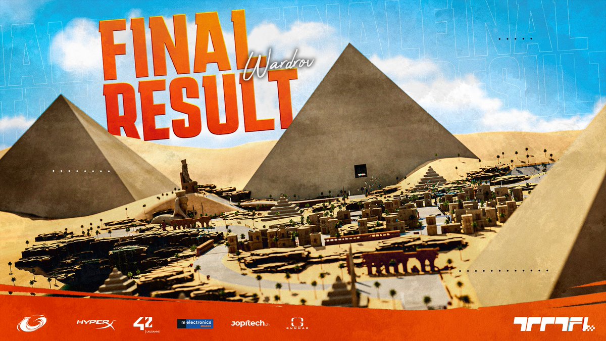 #Trackmania 🏎️

Our pilot set the desert on fire 🔥 in this new race at the <a href="/TMFormulaLeague/">Trackmania Formula League</a> season 6 !

<a href="/Wardrov_tm/">Wardrov</a> (div1)
Quali : 15
Race : 20
Overall Standings : 26

🗺️ Oasyss by <a href="/Popouette_/">Popouette_</a> &amp; <a href="/Nightwolf_fra/">nightw0lf931</a>

#WeAreOneFBX