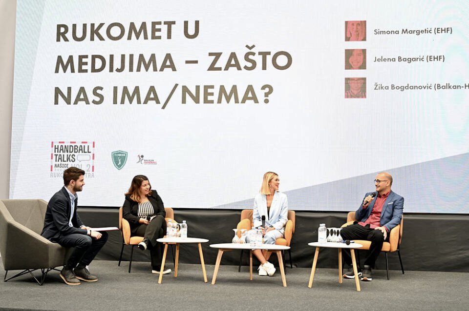 Talking all things handball and media at <a href="/BalkanHandball/">Balkan-Handball.com</a> Handball Talks conference with <a href="/JelkicaB/">Jelena Bagarić</a>, Zika Bogdanovic and Uros Samardzic! 🤾🏻‍♂️😎

📸 <a href="/rk_nexe/">RK Nexe</a>