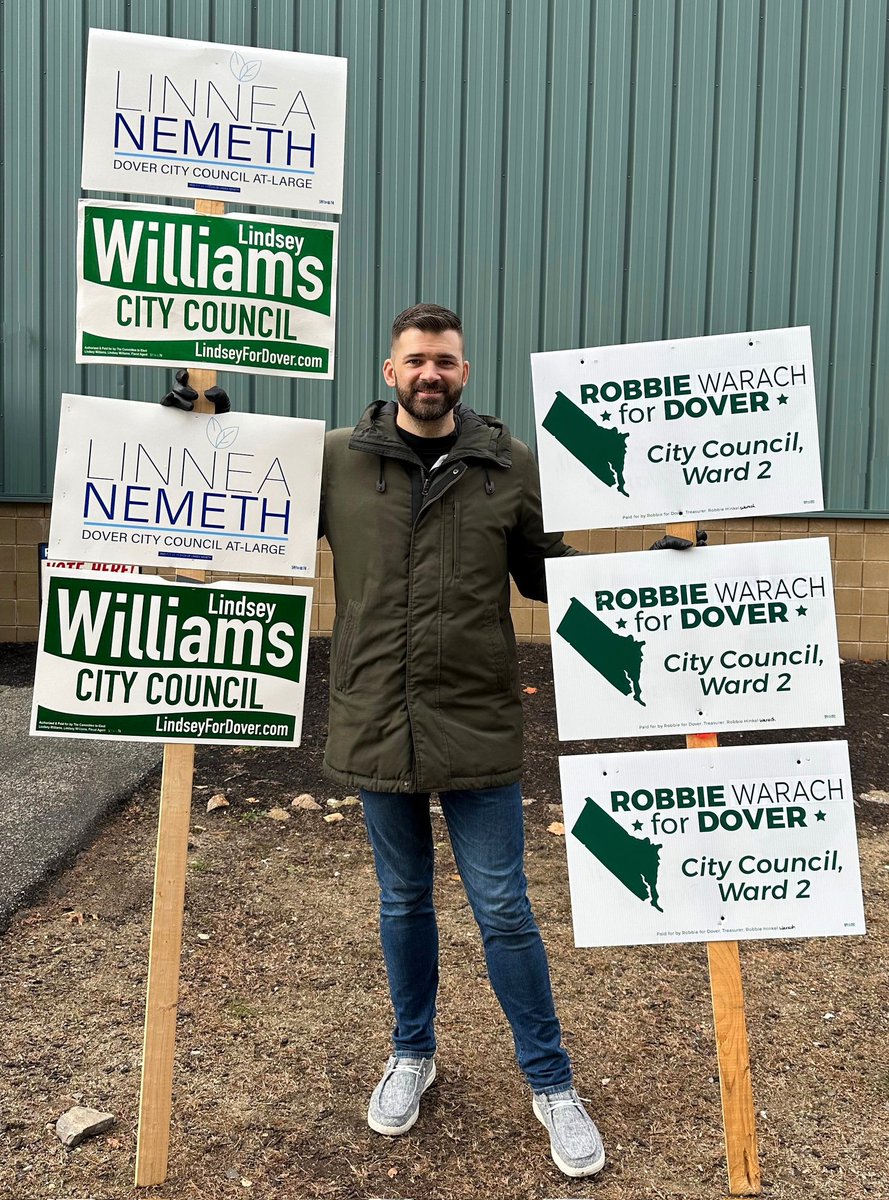 RobbieForDover's tweet image. It's Election Day! Polls are open until 7pm. Dover Ice Arena, 110 Portland Ave. See you there!

#NHPolitics #DoverNH #Vote