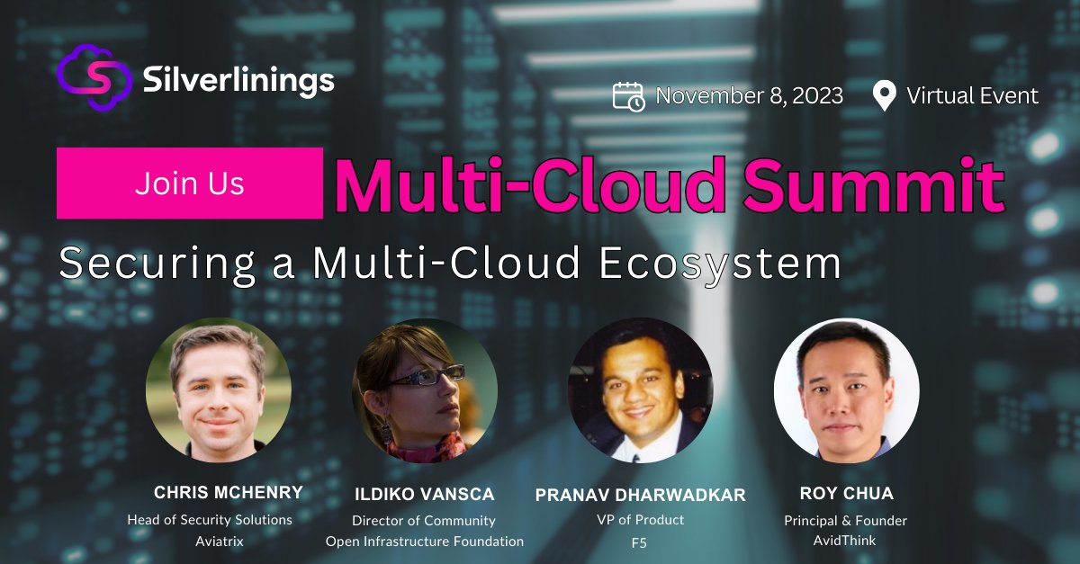 Join us on Nov 8, 2023, at the Multi-Cloud Security Summit to explore 'Securing a Multi-Cloud Ecosystem.' Learn about the security challenges as multi-cloud adoption grows. Join this session to uncover common threats and protection measures. lnkd.in/ddWZd3e2